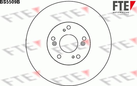 FTE BS5509B - Kočioni disk www.molydon.hr