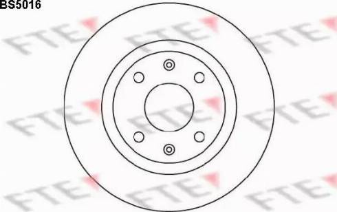 FTE BS5016 - Kočioni disk www.molydon.hr