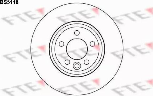 FTE BS5118 - Kočioni disk www.molydon.hr