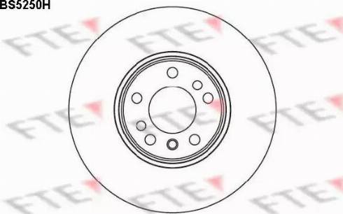 FTE BS5250H - Kočioni disk www.molydon.hr