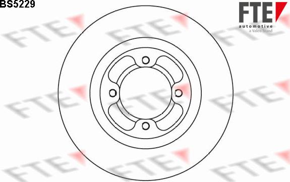 FTE BS5229 - Kočioni disk www.molydon.hr