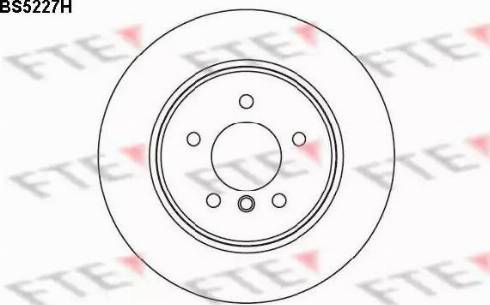 FTE BS5227H - Kočioni disk www.molydon.hr