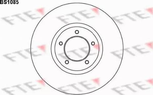 FTE BS1085 - Kočioni disk www.molydon.hr