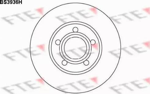 FTE BS3936H - Kočioni disk www.molydon.hr
