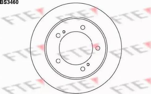 FTE BS3460 - Kočioni disk www.molydon.hr
