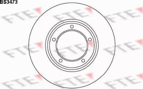 FTE BS3473 - Kočioni disk www.molydon.hr