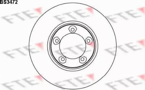 FTE BS3472 - Kočioni disk www.molydon.hr