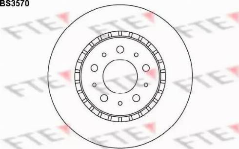 FTE BS3570 - Kočioni disk www.molydon.hr