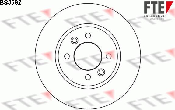 FTE BS3692 - Kočioni disk www.molydon.hr