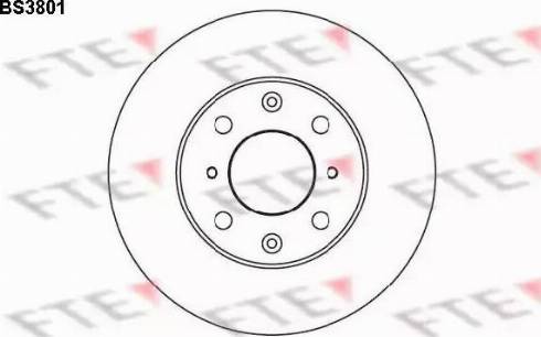 FTE BS3801 - Kočioni disk www.molydon.hr