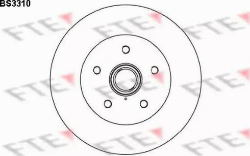 FTE BS3310 - Kočioni disk www.molydon.hr