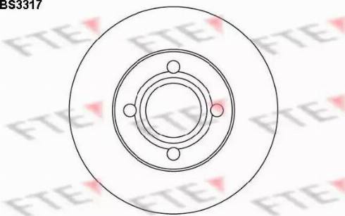 FTE BS3317 - Kočioni disk www.molydon.hr
