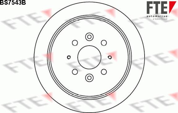 FTE BS7543B - Kočioni disk www.molydon.hr