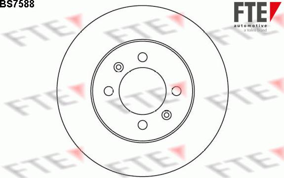 FTE BS7588 - Kočioni disk www.molydon.hr