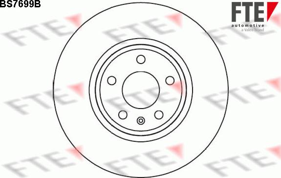 FTE BS7699B - Kočioni disk www.molydon.hr