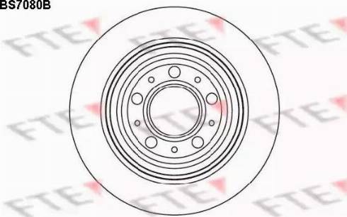 FTE BS7080B - Kočioni disk www.molydon.hr