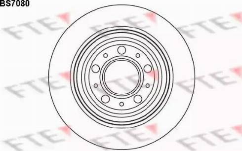 FTE BS7080 - Kočioni disk www.molydon.hr