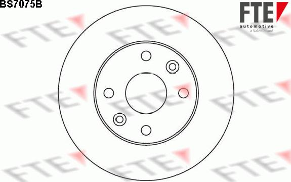 FTE BS7075B - Kočioni disk www.molydon.hr