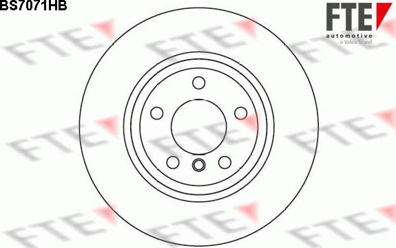 FTE BS7071HB - Kočioni disk www.molydon.hr