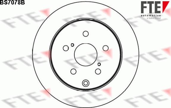 FTE BS7078B - Kočioni disk www.molydon.hr