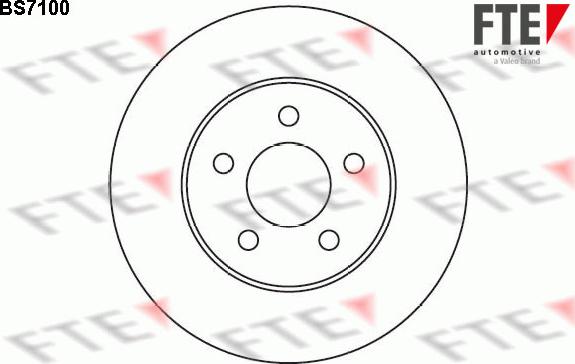 FTE BS7100 - Kočioni disk www.molydon.hr