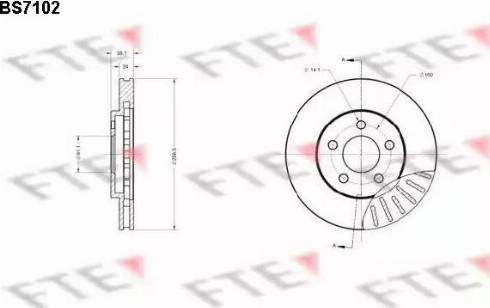 FTE BS7102 - Kočioni disk www.molydon.hr