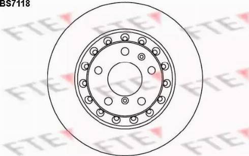 FTE BS7118 - Kočioni disk www.molydon.hr