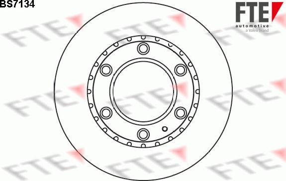 FTE BS7134 - Kočioni disk www.molydon.hr