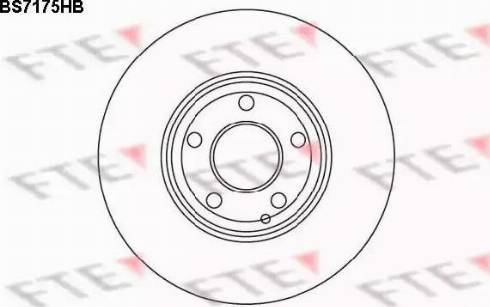 FTE BS7175HB - Kočioni disk www.molydon.hr