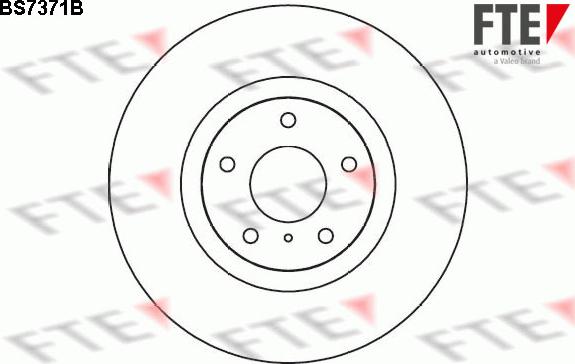 FTE BS7371B - Kočioni disk www.molydon.hr