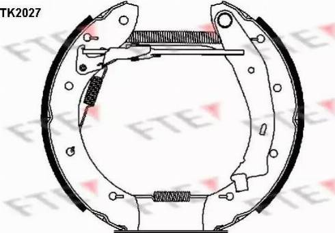 FTE TK2027 - Komplet kočnica, bubanj kočnice www.molydon.hr