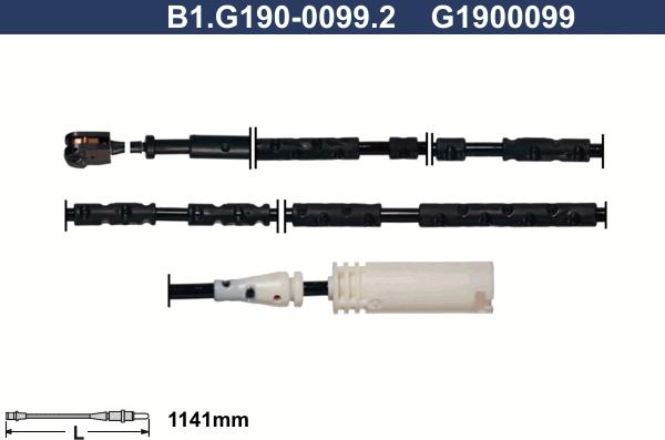 Galfer B1.G190-0099.2 - Signalni kontakt, trosenje kočione plocice www.molydon.hr