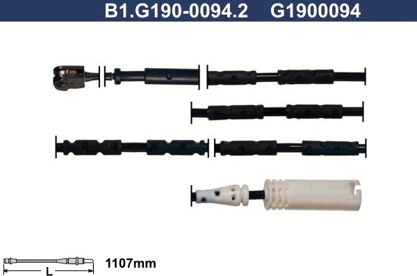 Galfer B1.G190-0094.2 - Signalni kontakt, trosenje kočione plocice www.molydon.hr