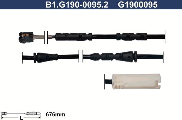 Galfer B1.G190-0095.2 - Signalni kontakt, trosenje kočione plocice www.molydon.hr