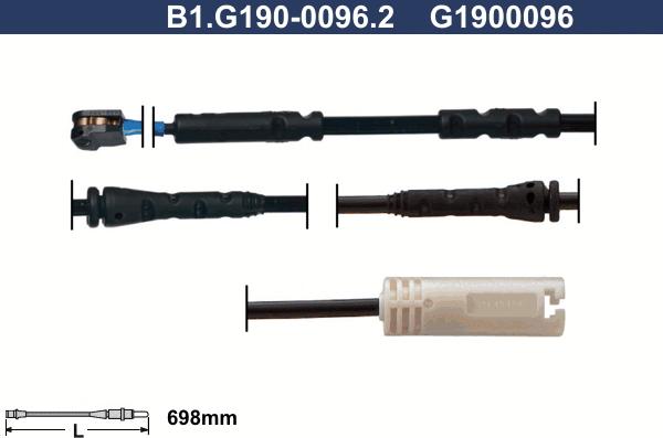 Galfer B1.G190-0096.2 - Signalni kontakt, trosenje kočione plocice www.molydon.hr