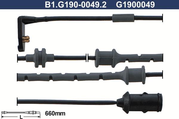 Galfer B1.G190-0049.2 - Signalni kontakt, trosenje kočione plocice www.molydon.hr