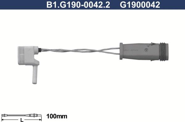 Galfer B1.G190-0042.2 - Signalni kontakt, trosenje kočione plocice www.molydon.hr