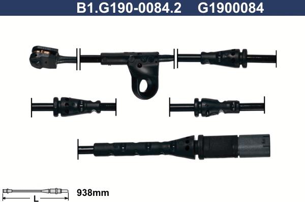 Galfer B1.G190-0084.2 - Signalni kontakt, trosenje kočione plocice www.molydon.hr