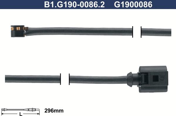 Galfer B1.G190-0086.2 - Signalni kontakt, trosenje kočione plocice www.molydon.hr