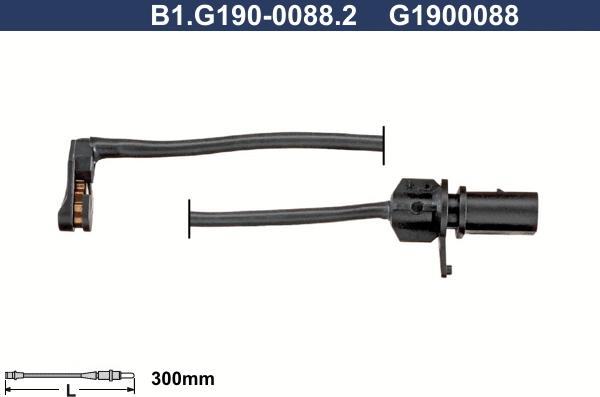 Galfer B1.G190-0088.2 - Signalni kontakt, trosenje kočione plocice www.molydon.hr