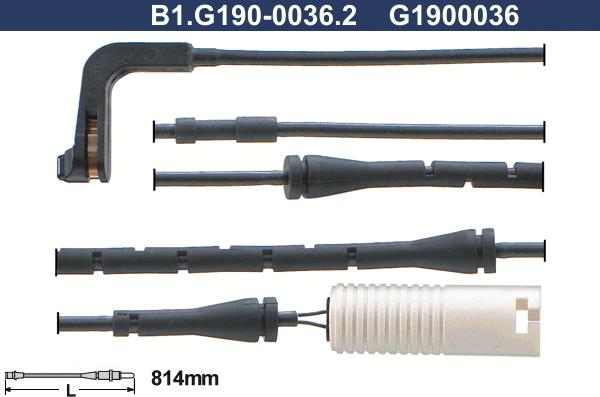 Galfer B1.G190-0036.2 - Signalni kontakt, trosenje kočione plocice www.molydon.hr