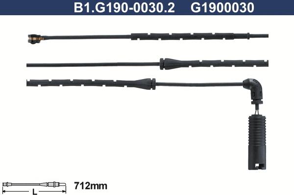 Galfer B1.G190-0030.2 - Signalni kontakt, trosenje kočione plocice www.molydon.hr