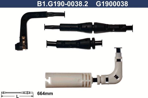 Galfer B1.G190-0038.2 - Signalni kontakt, trosenje kočione plocice www.molydon.hr