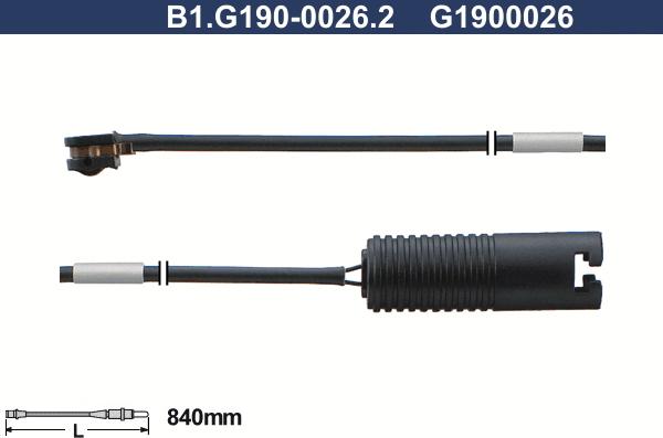 Galfer B1.G190-0026.2 - Signalni kontakt, trosenje kočione plocice www.molydon.hr