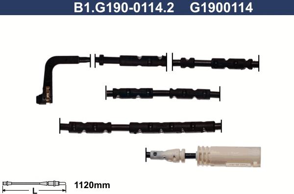 Galfer B1.G190-0114.2 - Signalni kontakt, trosenje kočione plocice www.molydon.hr