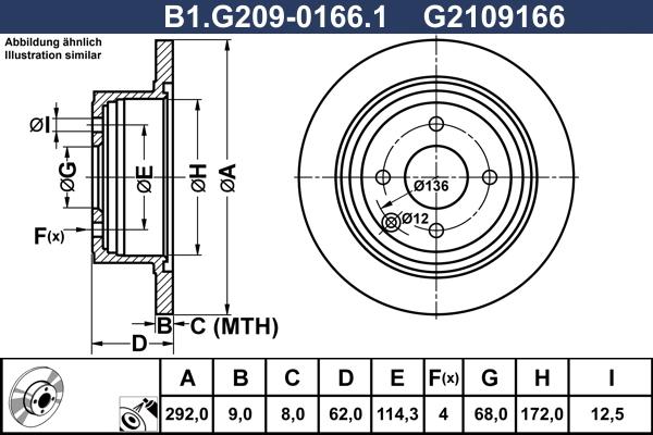 Galfer B1.G209-0166.1 - Kočioni disk www.molydon.hr