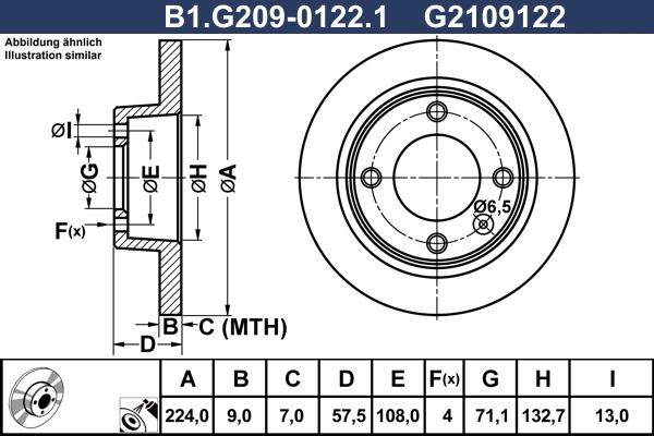 Galfer B1.G209-0122.1 - Kočioni disk www.molydon.hr