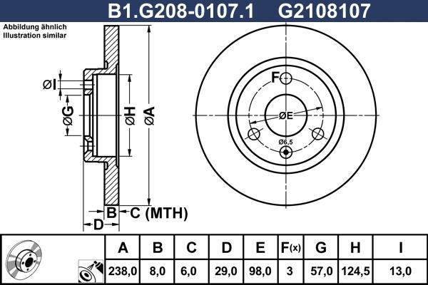 Galfer B1.G208-0107.1 - Kočioni disk www.molydon.hr