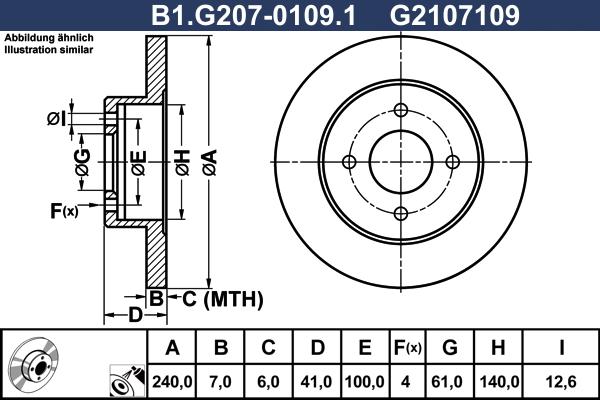 Galfer B1.G207-0109.1 - Kočioni disk www.molydon.hr