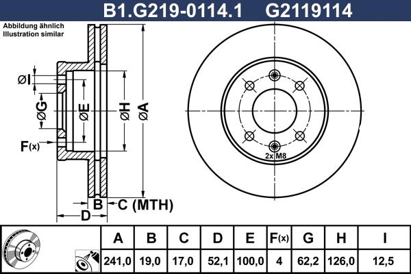 Galfer B1.G219-0114.1 - Kočioni disk www.molydon.hr